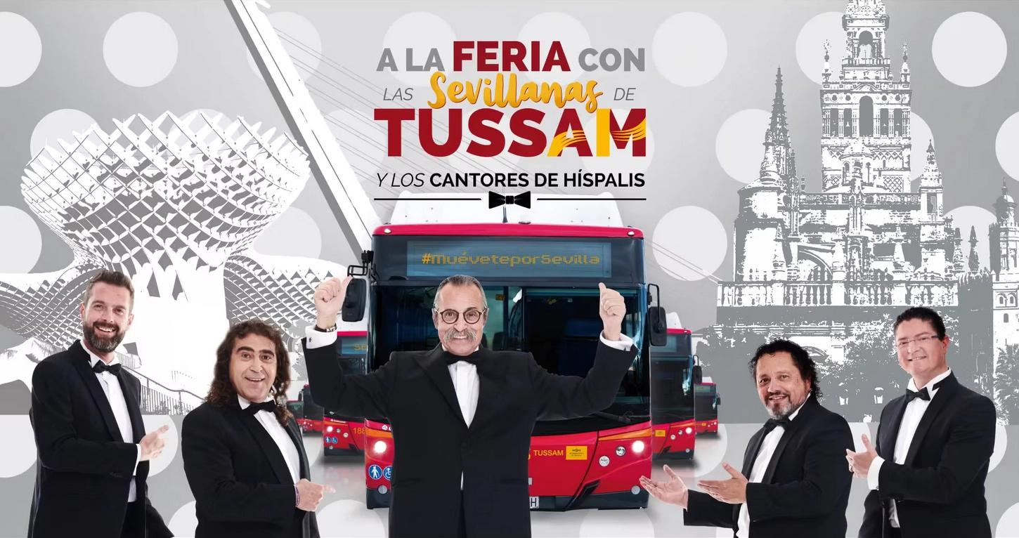 A LA FERIA CON LAS SEVILLANAS DE TUSSAM